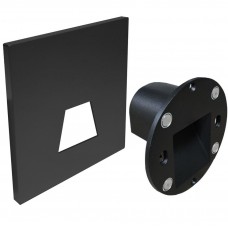 Φωτιστικό Χωνευτό Στρογγυλό LED 3W 230V CCT 38° Αλουμινίου IP65 Μαύρο 3-938  